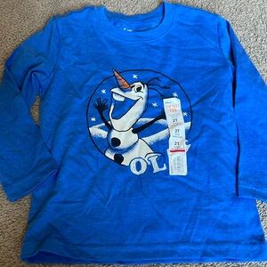 Jumping bean Disney toddler Boys long sleeve tee size 2T NWT